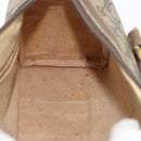 GUCCI GG Supreme Web Sherry Line Boston Bag PVC Beige Gold 40 02 006 Auth BAZ556-20