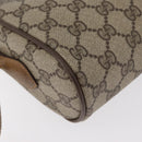 GUCCI GG Supreme Web Sherry Line Shoulder Bag PVC Beige 98 02 004 Auth BAZ558-12