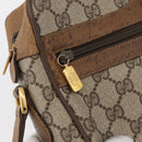 GUCCI GG Supreme Web Sherry Line Shoulder Bag PVC Beige 98 02 004 Auth BAZ558-15