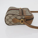 GUCCI GG Supreme Web Sherry Line Shoulder Bag PVC Beige 98 02 004 Auth BAZ558-4