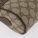 GUCCI GG Supreme Web Sherry Line Shoulder Bag PVC Beige 56 02 087 Auth BAZ559-10