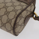 GUCCI GG Supreme Web Sherry Line Shoulder Bag PVC Beige 56 02 087 Auth BAZ559-11