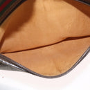 GUCCI GG Supreme Web Sherry Line Shoulder Bag PVC Beige 56 02 087 Auth BAZ559-20