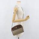GUCCI GG Supreme Web Sherry Line Shoulder Bag PVC Beige 56 02 087 Auth BAZ559-22