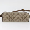 GUCCI GG Supreme Web Sherry Line Shoulder Bag PVC Beige 56 02 087 Auth BAZ559-9