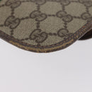 GUCCI GG Supreme Web Sherry Line Pouch PVC Beige Red 014 89 5205 Auth BAZ563-11