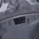 GUCCI GG Canvas Jackie Schultertasche Leder Schwarz Silber 001 3355 Auth BAZ566A-18