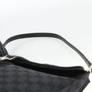GUCCI GG Canvas Jackie Schultertasche Leder Schwarz Silber 001 3355 Auth BAZ566A-8