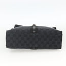 GUCCI GG Canvas Jackie Schultertasche Leder Schwarz Silber 001 3355 Auth BAZ566A-5