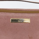 GUCCI Accessory Pouch Suede Pink Gold 039 1103 Auth BAZ567-14