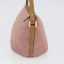 GUCCI Accessory Pouch Suede Pink Gold 039 1103 Auth BAZ567-5