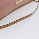 GUCCI Accessory Pouch Suede Pink Gold 039 1103 Auth BAZ567-7
