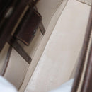 GUCCI Shoulder Bag Leather Brown Gold Auth BAZ570-17