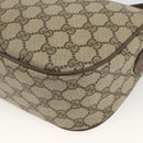 GUCCI GG Supreme Web Sherry Line Bag PVC Beige Gold 89 02 032 Auth BAZ577-12