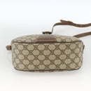 GUCCI GG Supreme Web Sherry Line Bag PVC Beige Gold 89 02 032 Auth BAZ577-9
