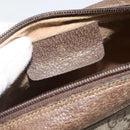 GUCCI GG Supreme Web Sherry Line Bag PVC Beige Gold 75 02 004 Auth BAZ578-15