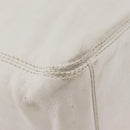 CHANEL Chain Hand Bag Leather White CC Auth BAZ593A-13