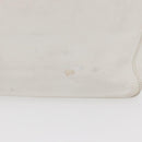 CHANEL Chain Hand Bag Leather White CC Auth BAZ593A-4