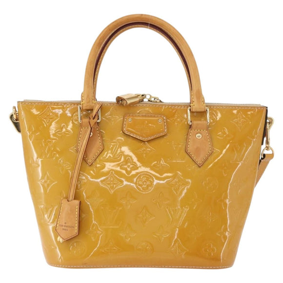LOUIS VUITTON Vernis Montebello PM Hand Bag 2way Dunne M90167 LV Auth BAZ599