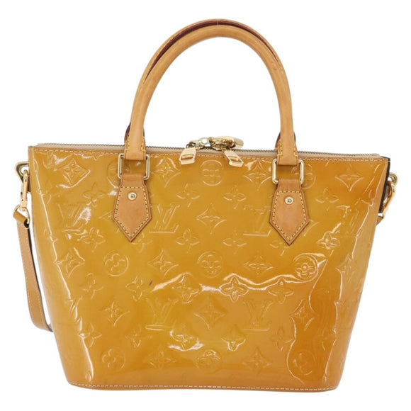 LOUIS VUITTON Vernis Montebello PM Hand Bag 2way Dunne M90167 LV Auth BAZ599