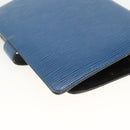 LOUIS VUITTON Epi Agenda MM Day Planner Cover Blue Myrtille R2004G Auth BAZ604-16