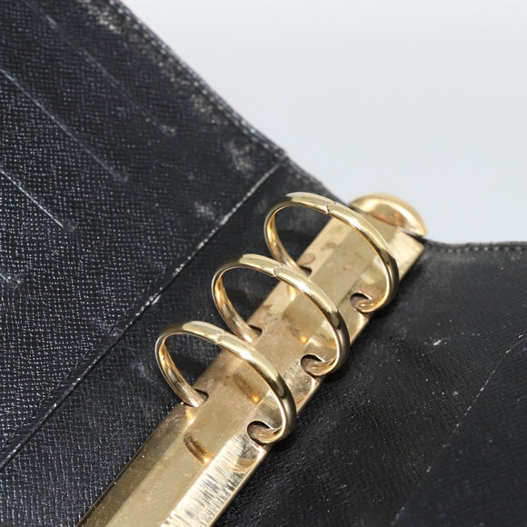 LOUIS VUITTON Epi Agenda MM Day Planner Cover Blue Myrtille R2004G Auth BAZ604