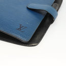LOUIS VUITTON Epi Agenda MM Day Planner Cover Blue Myrtille R2004G Auth BAZ604-14