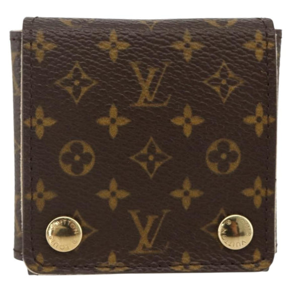 LOUIS VUITTON Monogram Accessory Case Jewelry Box LV Auth BAZ606A