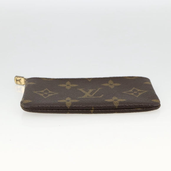 LOUIS VUITTON Monogram Pochette Cles Coin Purse M62650 LV Auth BAZ607