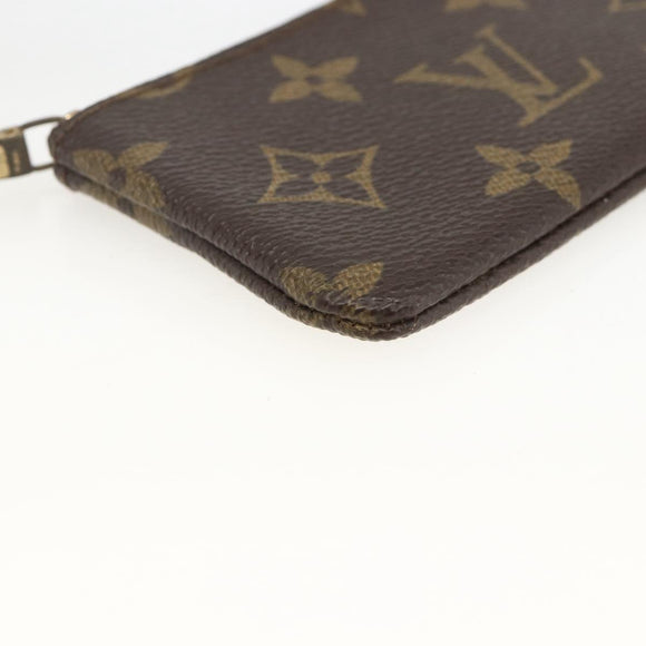 LOUIS VUITTON Monogram Pochette Cles Coin Purse M62650 LV Auth BAZ607