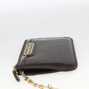 LOUIS VUITTON Vernis Pochette Cles NM Purse Rouge Favist M90220 LV Auth BAZ608A-3