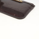 LOUIS VUITTON Vernis Pochette Cles NM Purse Rouge Favist M90220 LV Auth BAZ608A-8