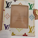 LOUIS VUITTON Multicolor Porto Photo 4 Vole Photo Case White M58005 Auth BAZ610V-18