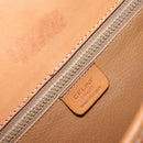 CELINE Macadam Canvas Star Ball Shoulder Bag PVC Leather Brown Gold Auth BAZ619A-19