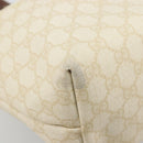 GUCCI GG Supreme Tote Bag PVC Ivory Gold 189896 Auth BAZ627-14