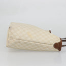 GUCCI GG Supreme Tote Bag PVC Ivory Gold 189896 Auth BAZ627-3