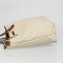 GUCCI GG Supreme Tote Bag PVC Ivory Gold 189896 Auth BAZ627-4