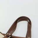 GUCCI GG Supreme Tote Bag PVC Ivory Gold 189896 Auth BAZ627-8