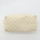 GUCCI GG Supreme Tote Bag PVC Ivory Gold 189896 Auth BAZ627-5