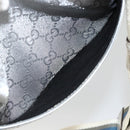 GUCCI GG Canvas Shoulder Bag Silver 147671 Auth BAZ628A-22