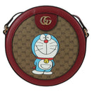 GUCCI Micro GG Supreme Doraemon x Fujiko-Pro Bag PVC Beige 625216 Auth BAZ631SM-2