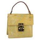 LOUIS VUITTON Monogram Vernis Spring Street Hand Bag Gris M91029 LV Auth BAZ638-1