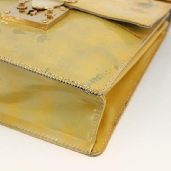 LOUIS VUITTON Monogram Vernis Spring Street Hand Bag Gris M91029 LV Auth BAZ638