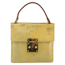LOUIS VUITTON Monogram Vernis Spring Street Hand Bag Gris M91029 LV Auth BAZ638-13