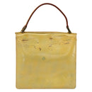 LOUIS VUITTON Monogram Vernis Spring Street Hand Bag Gris M91029 LV Auth BAZ638-2