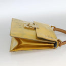 LOUIS VUITTON Monogram Vernis Spring Street Hand Bag Gris M91029 LV Auth BAZ638-4