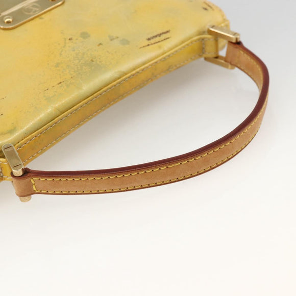 LOUIS VUITTON Monogram Vernis Spring Street Hand Bag Gris M91029 LV Auth BAZ638