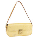 LOUIS VUITTON Monogram Vernis Malibu Street Bag Perle M91507 LV Auth BAZ639-1