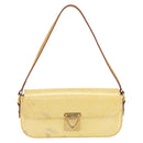 LOUIS VUITTON Monogram Vernis Malibu Street Bag Perle M91507 LV Auth BAZ639-2
