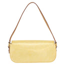 LOUIS VUITTON Monogram Vernis Malibu Street Bag Perle M91507 LV Auth BAZ639-3